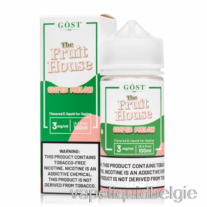 Vape Smaken Super Meloen - Het Fruithuis - Gost Vapor - 100ml 0mg